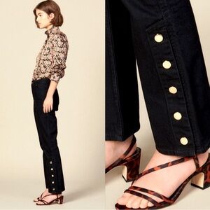 NWT Sandro High-Rise Bootcut Jeans